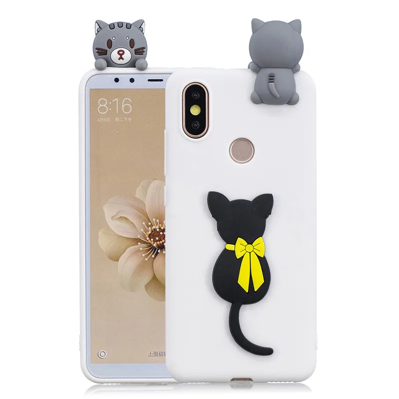 Мягкий Силиконовый ТПУ чехол 3D для Huawei Y7 Y6 2019 с милым рисунком мультяшный чехлы Y5
