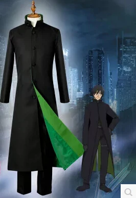 

Business Trench Coat Jacket Darker Than Black Hei Cosplay Costume Outfit Suit