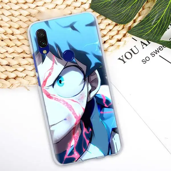 13 Чехол-накладка Boku no My Hero Academy для Xiaomi Redmi Note 7 Pro 7 6 5 Plus 5A 6A 4X S2 GO Pocophone F1 чехол для телефона Coque - Цвет: 13