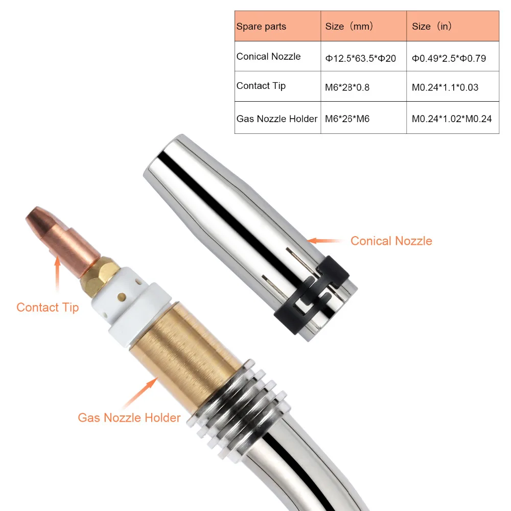 Сварочный фонарь для перезагрузки MB24 MIG Gun 250A CO2 AK24 Mag Mig Torch три метра Weding machine |