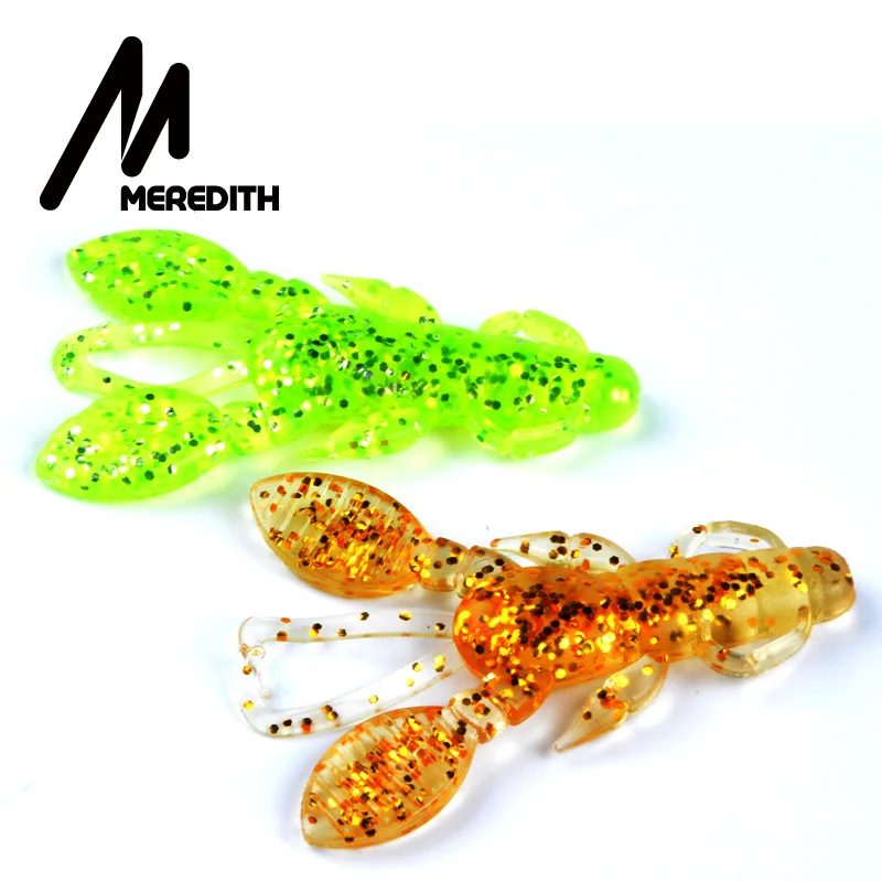 MEREDITH 10 шт./лот мягкая рыболовная приманка 60 мм/5g силиконовая для рыбалки Мягкая
