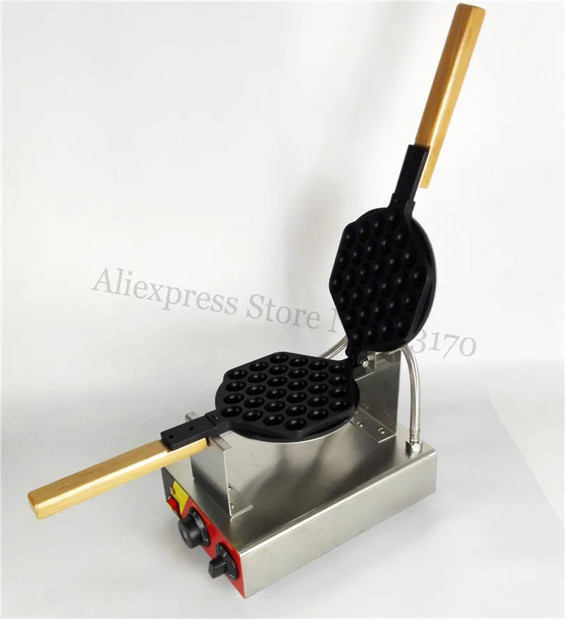 

Electric Egg Waffle Machine Bubble Waffle Baker 110V 220V with Timer Temperature Controller Stainless Steel