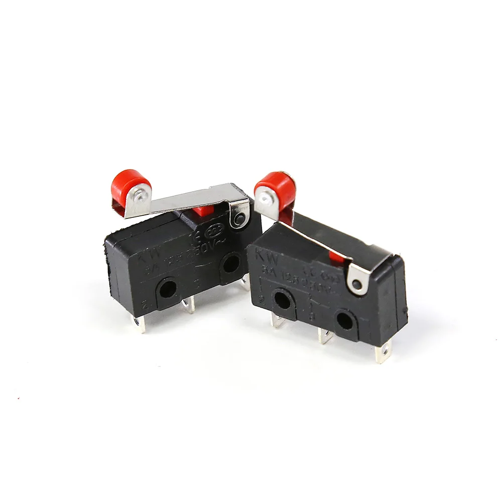

10pcs/lot KW11-3Z Limit Switch 3D Printer Accessories Part Stroke Switch X Y Z Axis Limit Switch for Anet 3d printer