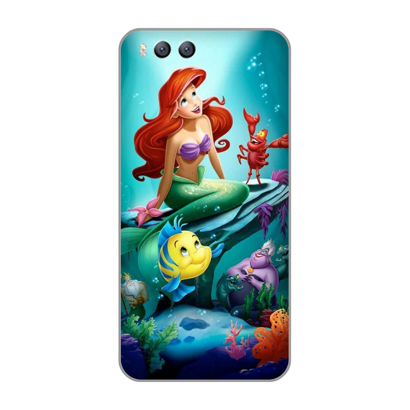 Disney1 аниме cute Little Mermaid Отпечатано Мягкие TPU силиконовый чехол для xiaomi 3 note3 4 4c 5S 5 6
