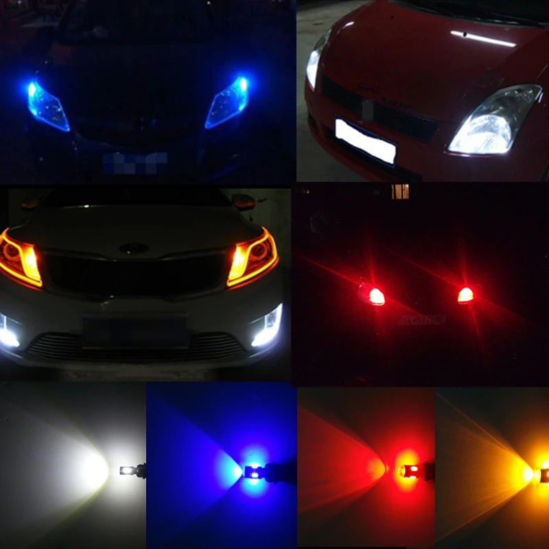 2 шт. Led T10 W5W Автомобильный 6SMD 5730 SMD высокомощный парковочный светильник для Toyota
