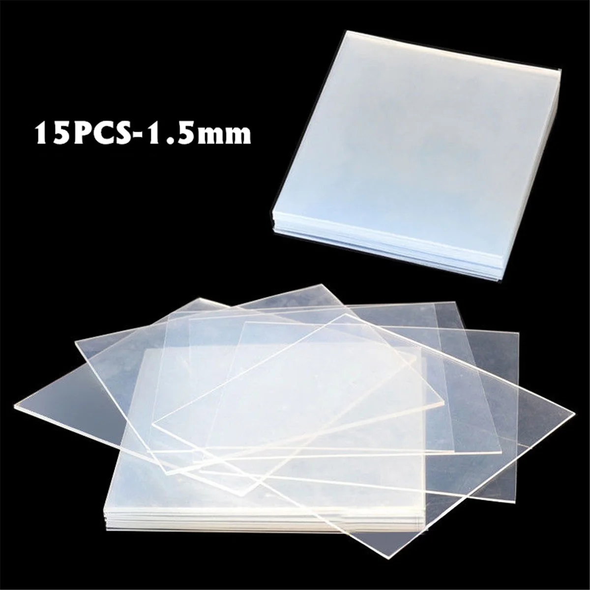 1.5mm 15pcs 10/15/20 шт. 1,0/1,5/2,0 мм стоматологическое лабораторное шина фиксатор Ортодонтическая щеточка для термоформования для Материал вакуум-формовочная набор для отбеливания зубов - Цвет: 1.5mm 15pcs