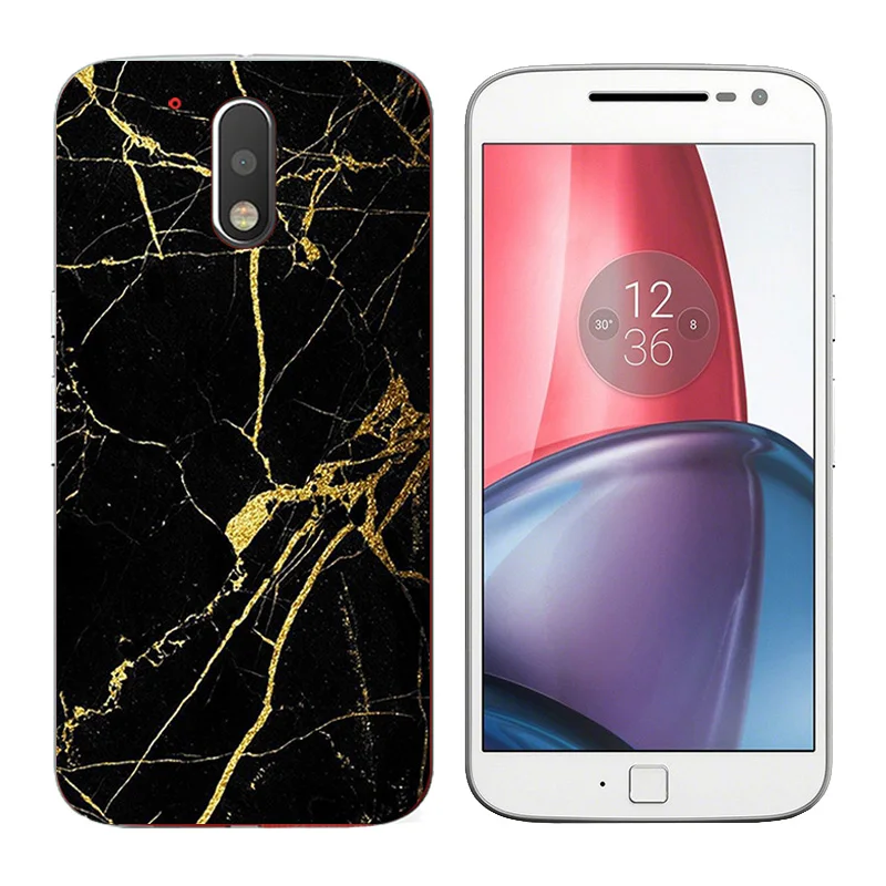 Cover for Motorola Moto G4/G4 Plus Case Back Silicon TPU Const Printing Phone Coque |