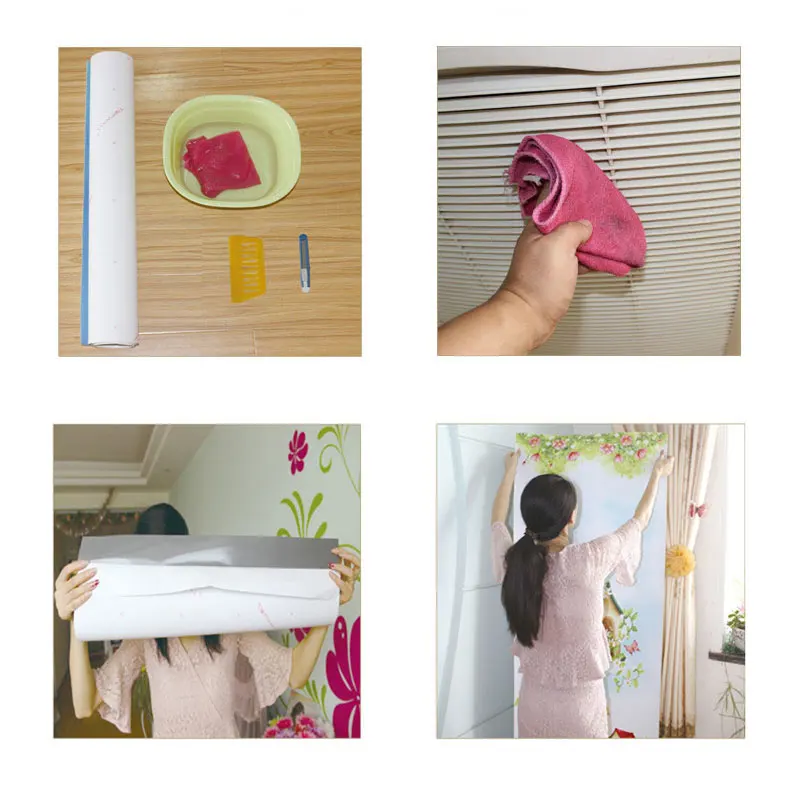 M настенные стеклянные ПВХ наклейки для дверей кондиционеры креативные шкафы