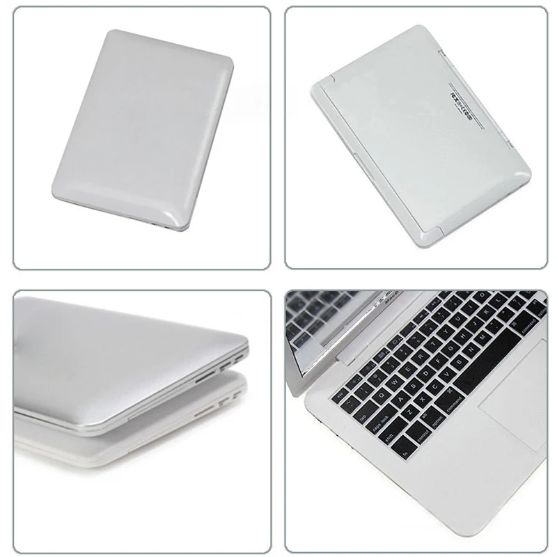 Симпатичное мини зеркало для макияжа в карманном стиле ноутбука прозрачное