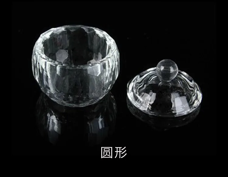 Хрустальное стекло для дизайна ногтей чашка посуды акриловая жидкая пудра