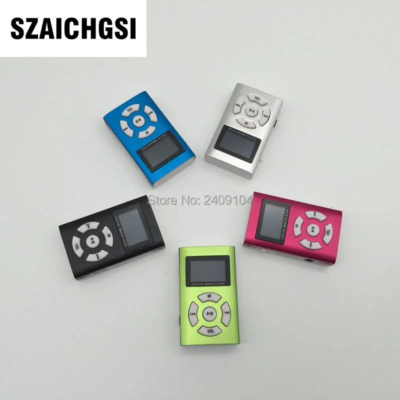 MP3 мини плеер SZAICHGSI обновленная версия Hi Fi для музыки спорта поддержка 2/4/8/16/32 ГБ