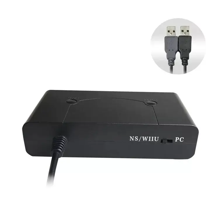 2 в 1 usb GC gamecube контроллер адаптер конвертер для wiiu консоли коммутатора ПК игры super