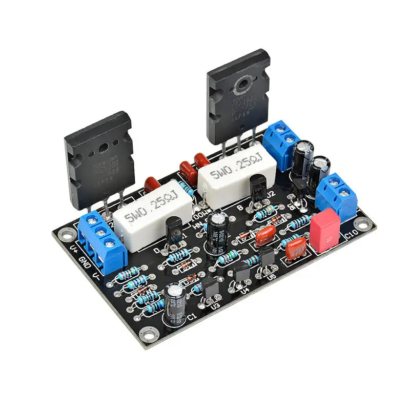 100 Вт 2Sc5200 + 2Sa1943 аудио усилитель доска Hifi моноканальный двойной Dc35V динамик