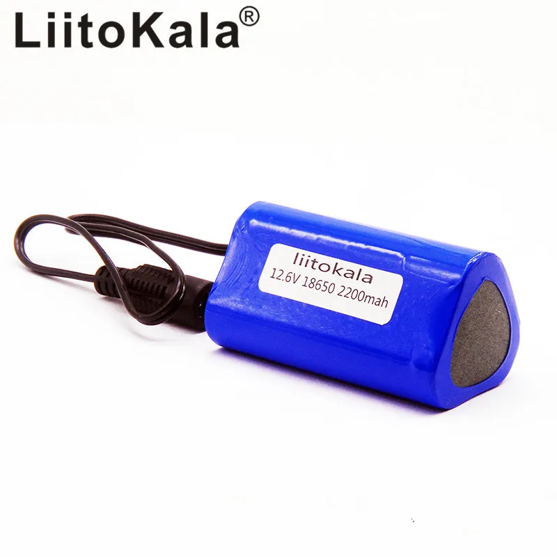 LiitoKala Высокое качество Портативный 12 в 2200 мАч 18650 аккумуляторная литиевая батарея
