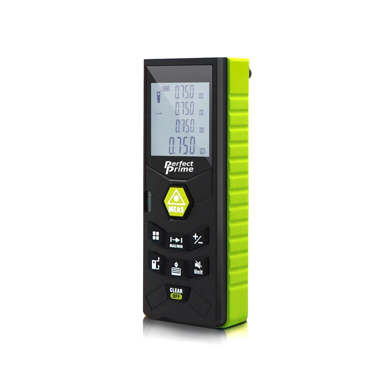 PerfectPrime RF0350 ручной лазерный дальномер цифровой измерительный прибор с зажимом |