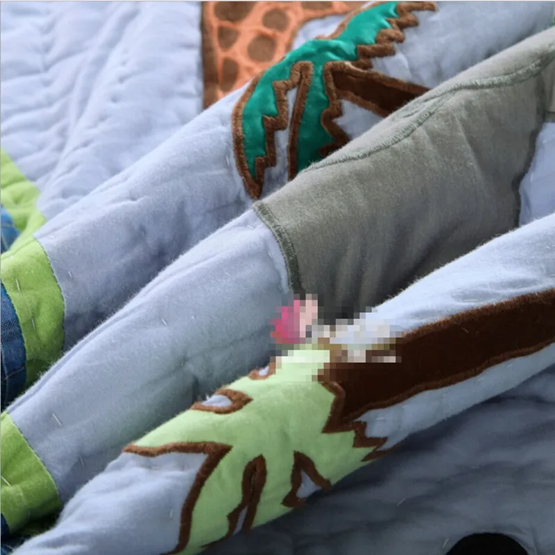 Бесплатная доставка 2 шт хлопок животные ручные Аппликации лоскутное одеяло