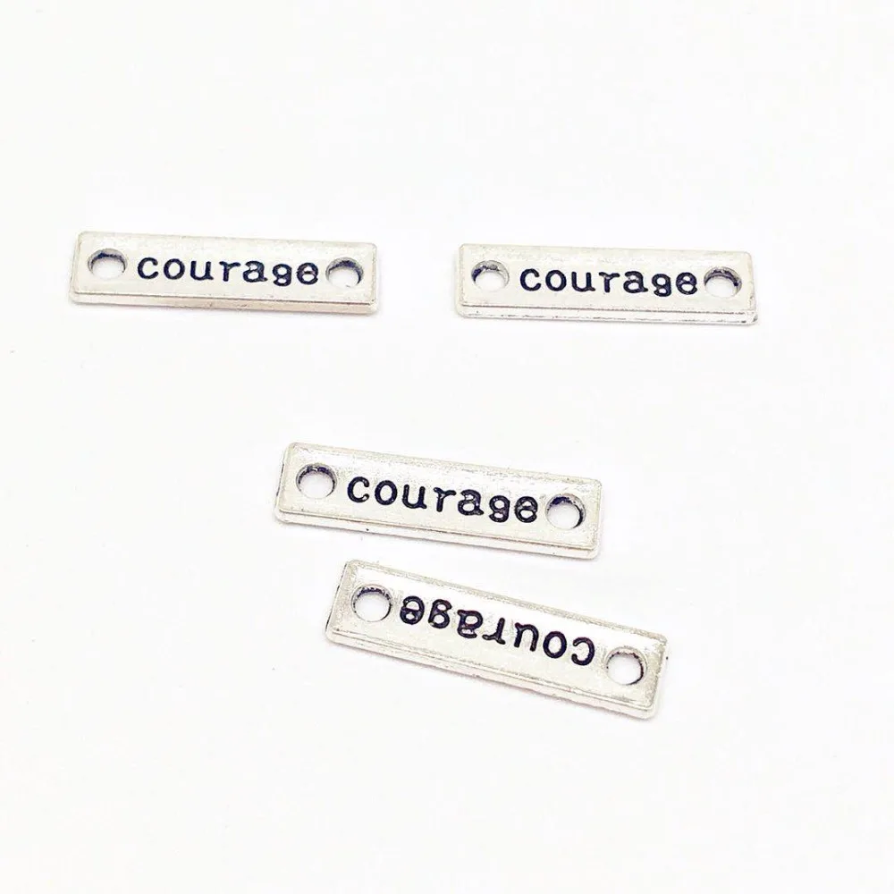 27 шт высокое качество сплав смелости тарелки в форме букв подвески пластины для