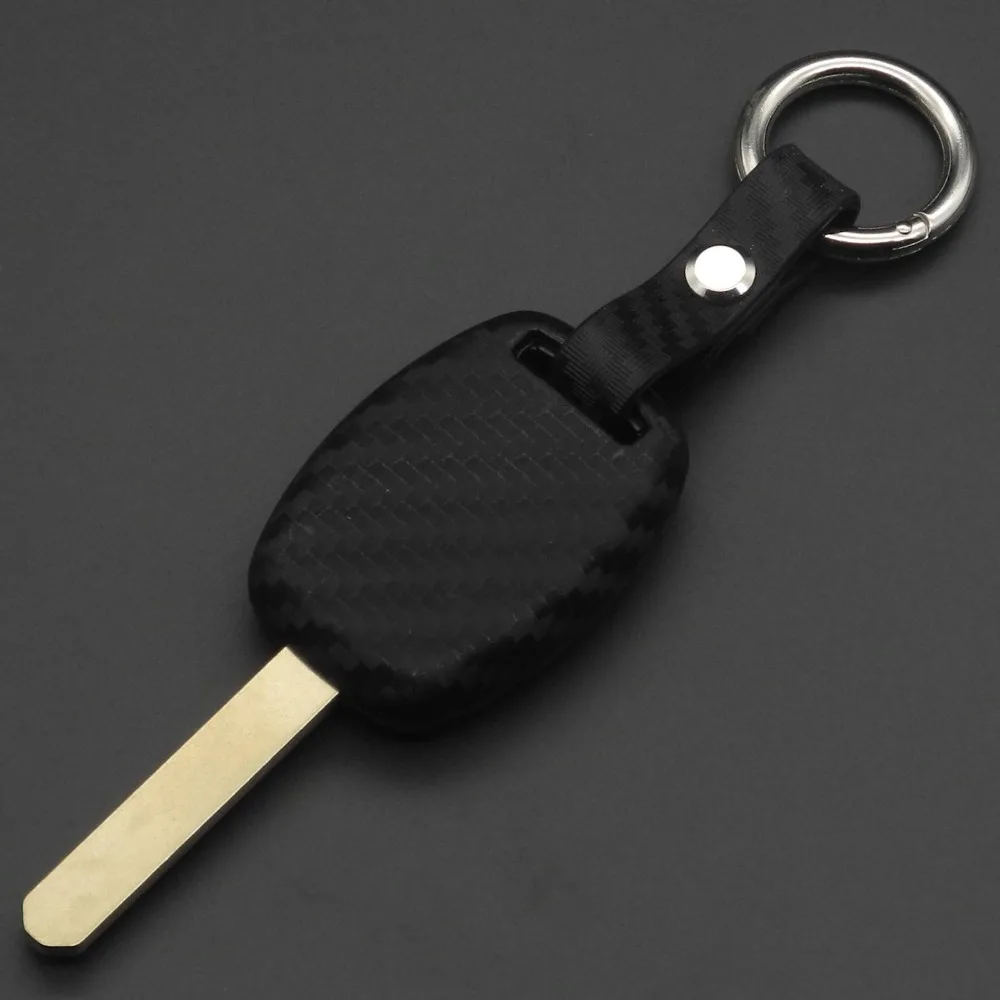 jingyuqin 2/3 Buttons Remote Carbon Silicone Car Key Case Cover Shell For Honda CIVIC JAZZ Pilot Accord CR-V Holder | Автомобили и