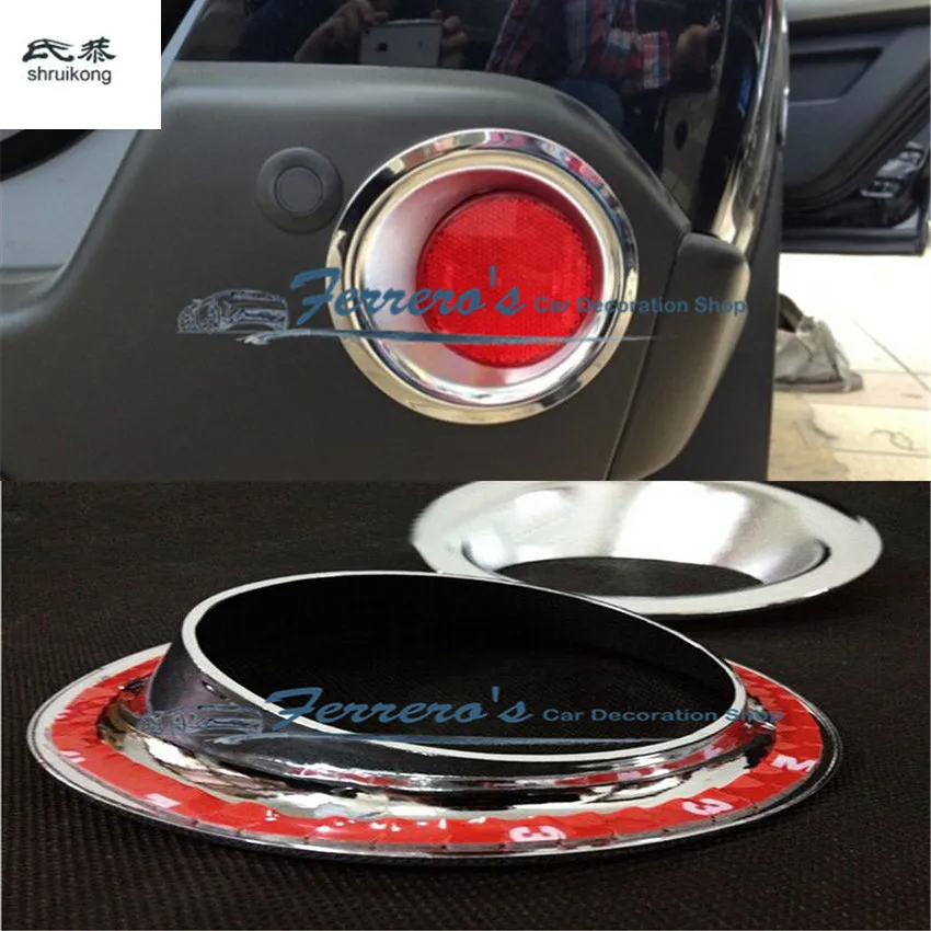 

Автомобильные наклейки, Стайлинг автомобиля для 2008-2013 Nissan X-Trail, задние противотуманные фары, украсят блестки, высокое качество