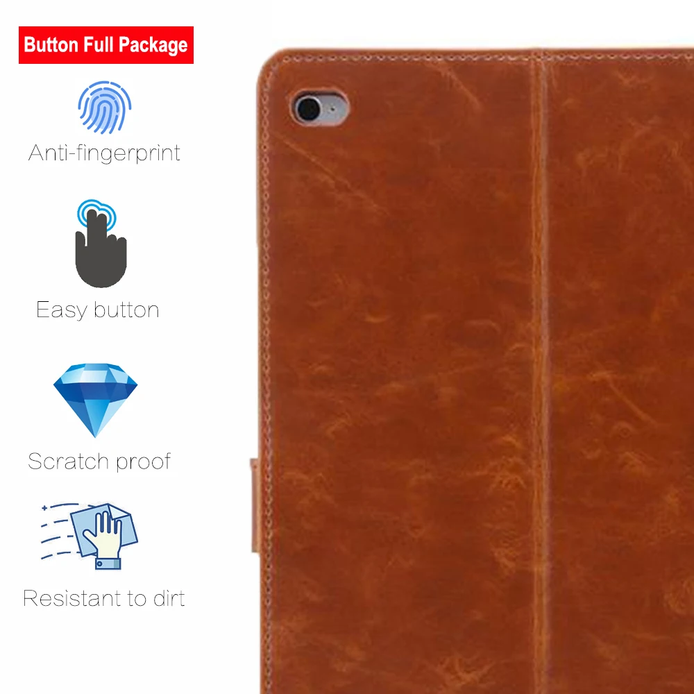 Чехол для ipad Mini 4 Crazy Horse PU кожаный чехол iPad 3 умный с подставкой Apple 2 7 9 дюймов|case for