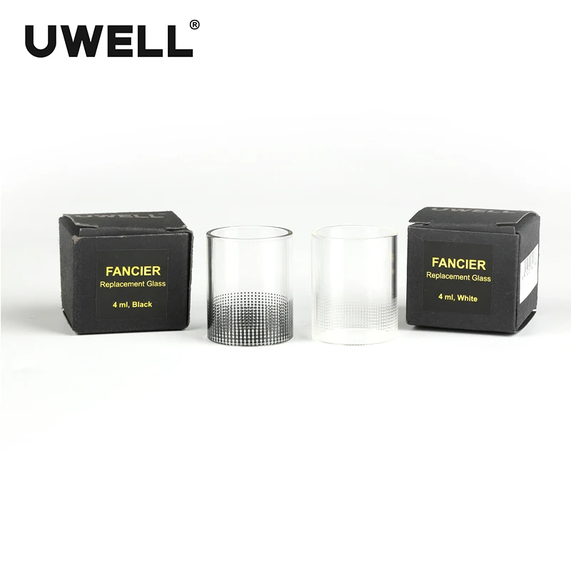 

UWELL FANCIER Pyrex Glass Tube 4ml for FANCIER Tank Atomizer Replacement Parts Electronic Cigarette Pure Glass Tube