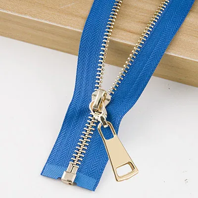 GBlue Meetee 1/5 шт. 85 см 5# разъемная застежка-молния металлическая молния с открытым концом Авто замок с украшением в виде пряжки на молнии, самодельный сумок пуховик Одежды Портной Швейные Материал ZA020 - Цвет: GBlue
