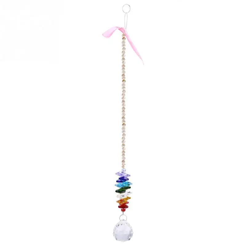 DIY Радуга ручной работы дома сад окно Висячие ремесла украшения хрустальный шар