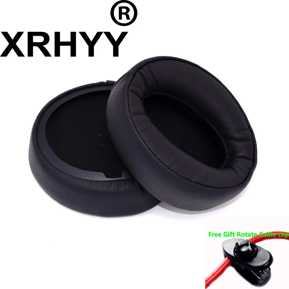 Черные сменные амбушюры XRHYY 1 пара накладки на ушные вкладыши для Sony MDR XB950 BT AP