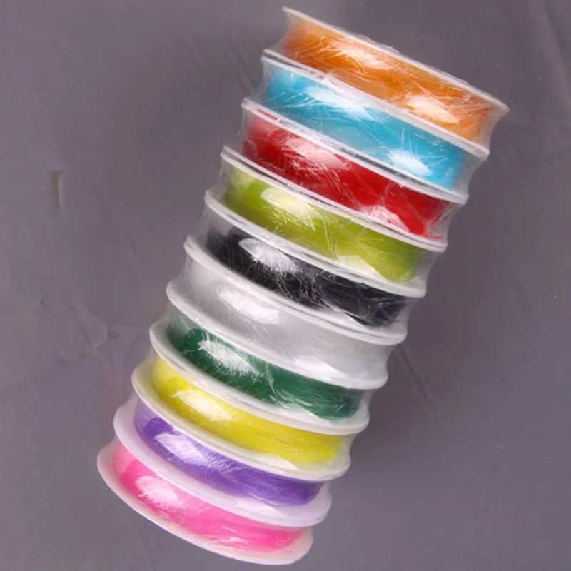 

0.8MM Colours Stretch Elastic Crystal Line 10Roll Jewelry Making Z012