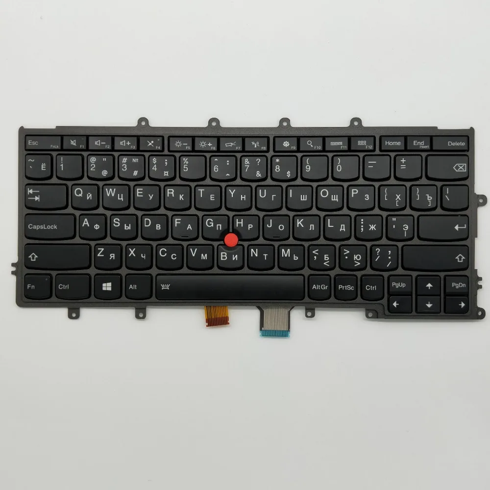 Новая Оригинальная русская клавиатура с подсветкой для ThinkPad X230S X240 X250 X260 FRU 04X0200