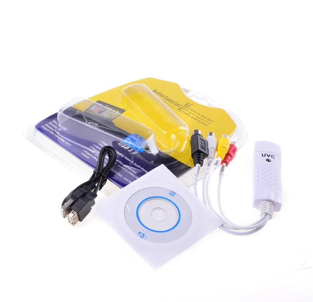 Композитная 1-канальная Usb-карта видеонаблюдения USB2.0/Linux | Электроника