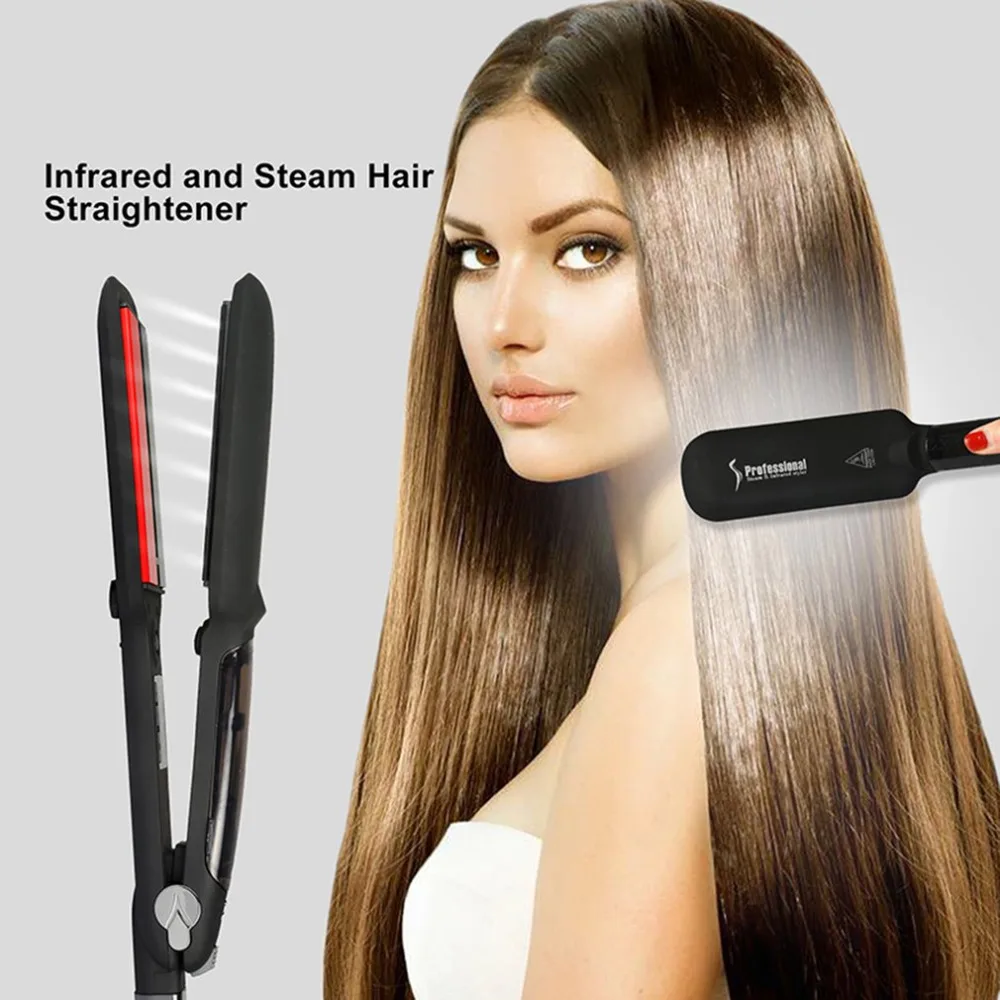 Профессиональный Выпрямитель для волос Лучшие выпрямители с широкими керамическими пластинами контроль