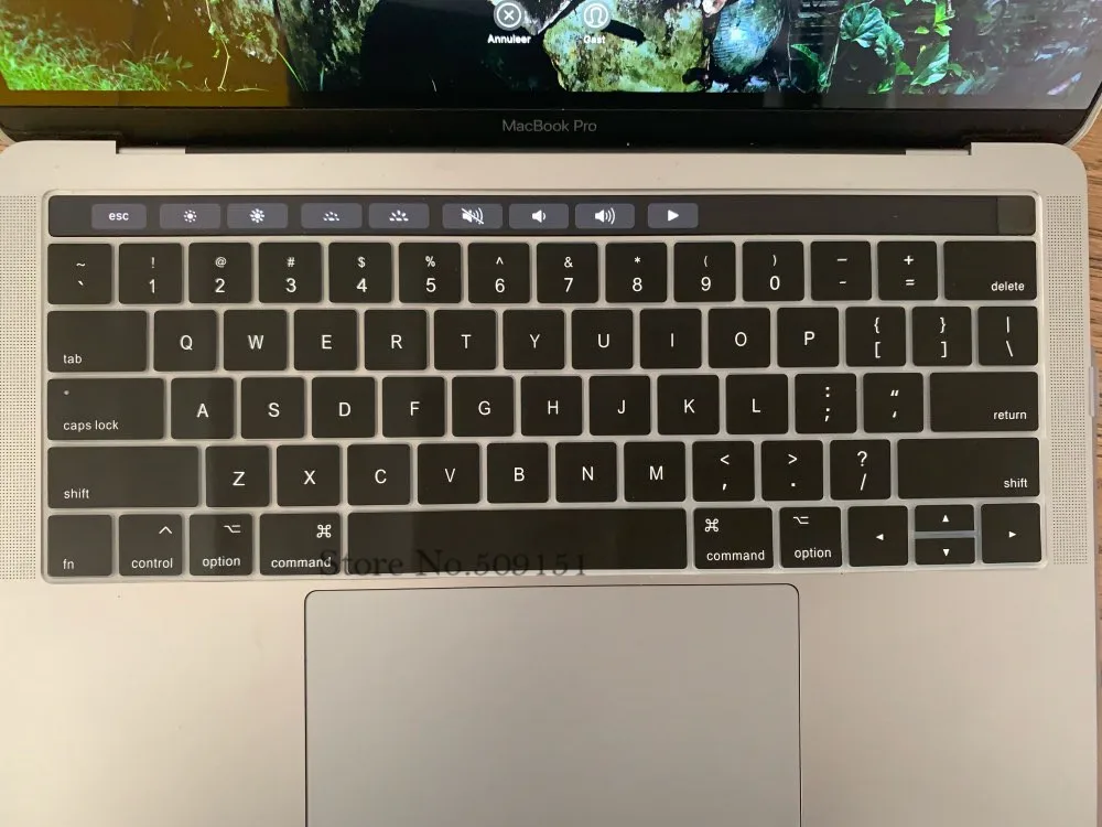 Силиконовый чехол для клавиатуры US новейшего MacBook Pro с сенсорной панелью 13 &quotили