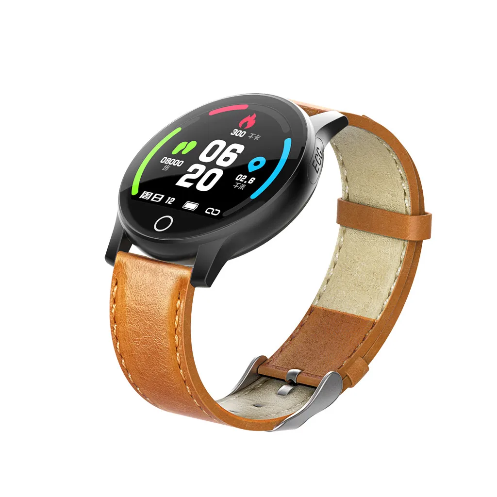 PPG ЭКГ Смарт Часы Монитор артериального давления сердечного ритма Smartwatch Bluetooth 5,0 монитор Шагомер цифровые наручные часы час# sw