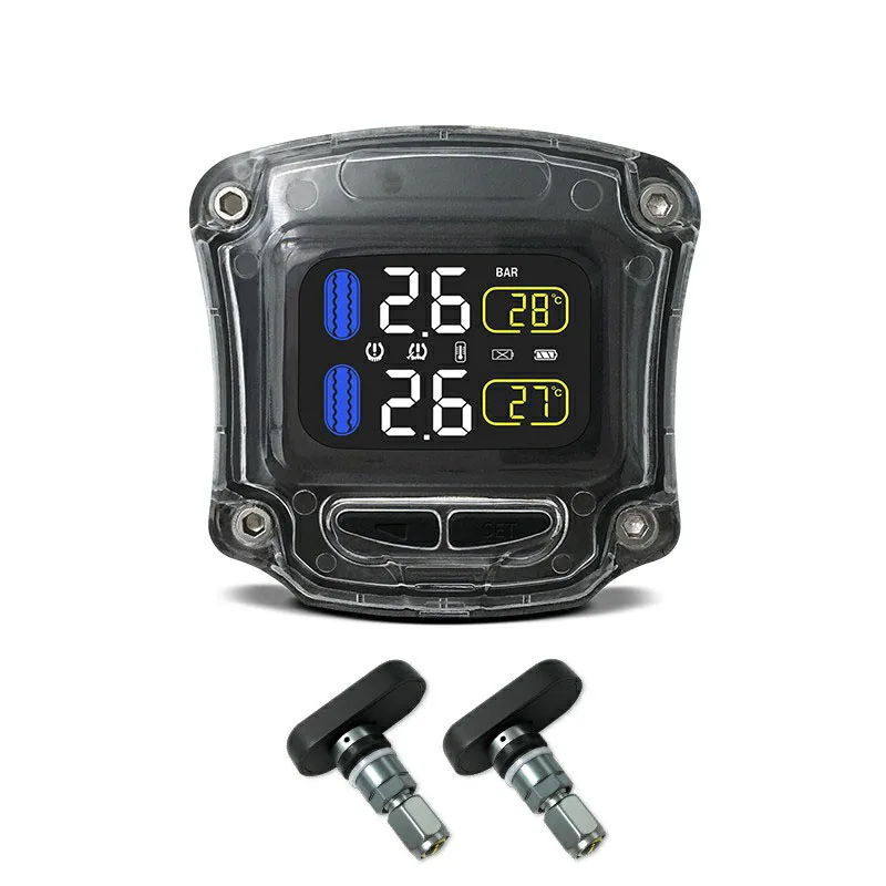 Беспроводная система контроля давления в шинах Moto rcycle TPMS режиме реального