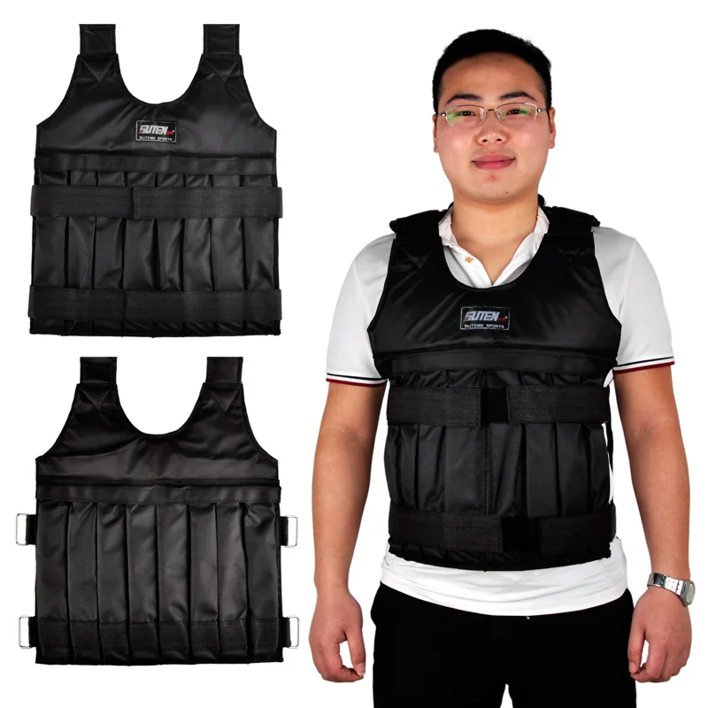 20 кг утяжеленный жилет (пустой) с подплечниками сзади поддержка удобный Вес