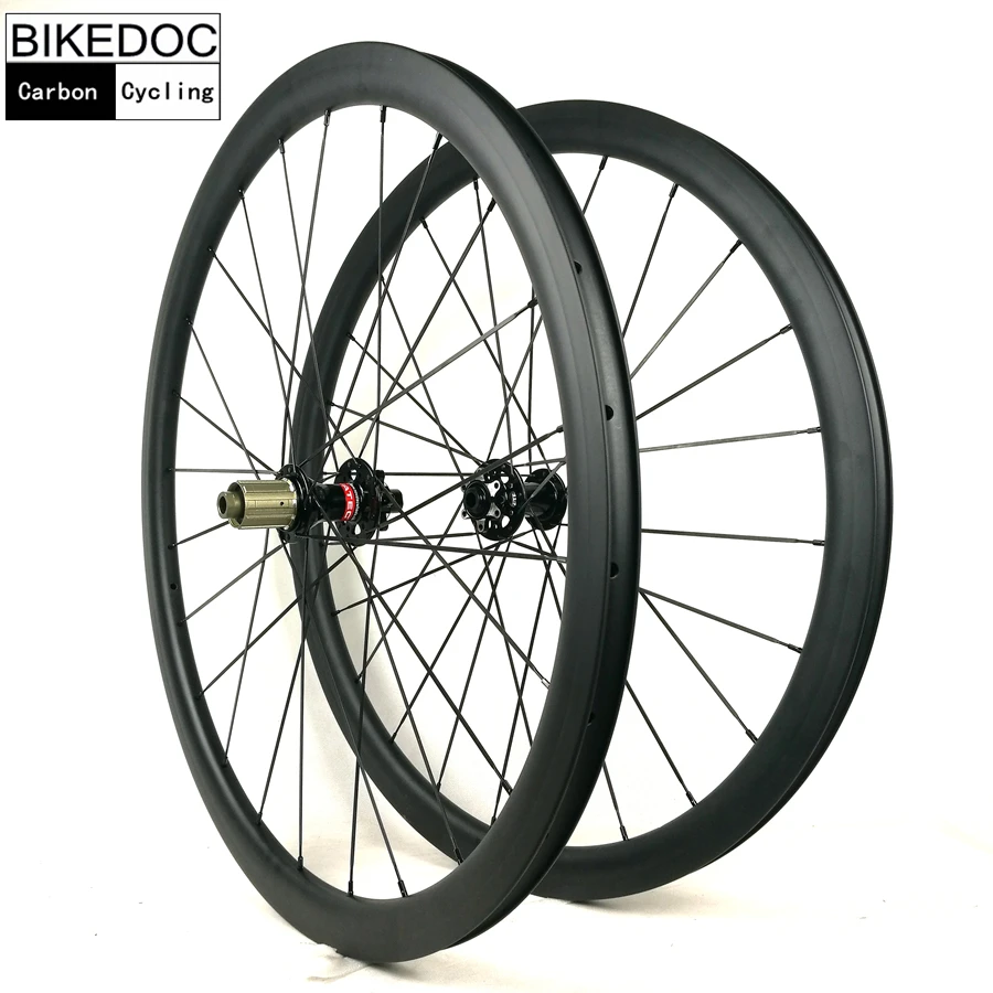 Карбоновые колеса BIKEDOC25MM ширина 700c для велосипеда легкие дорожные гоночного 38 мм