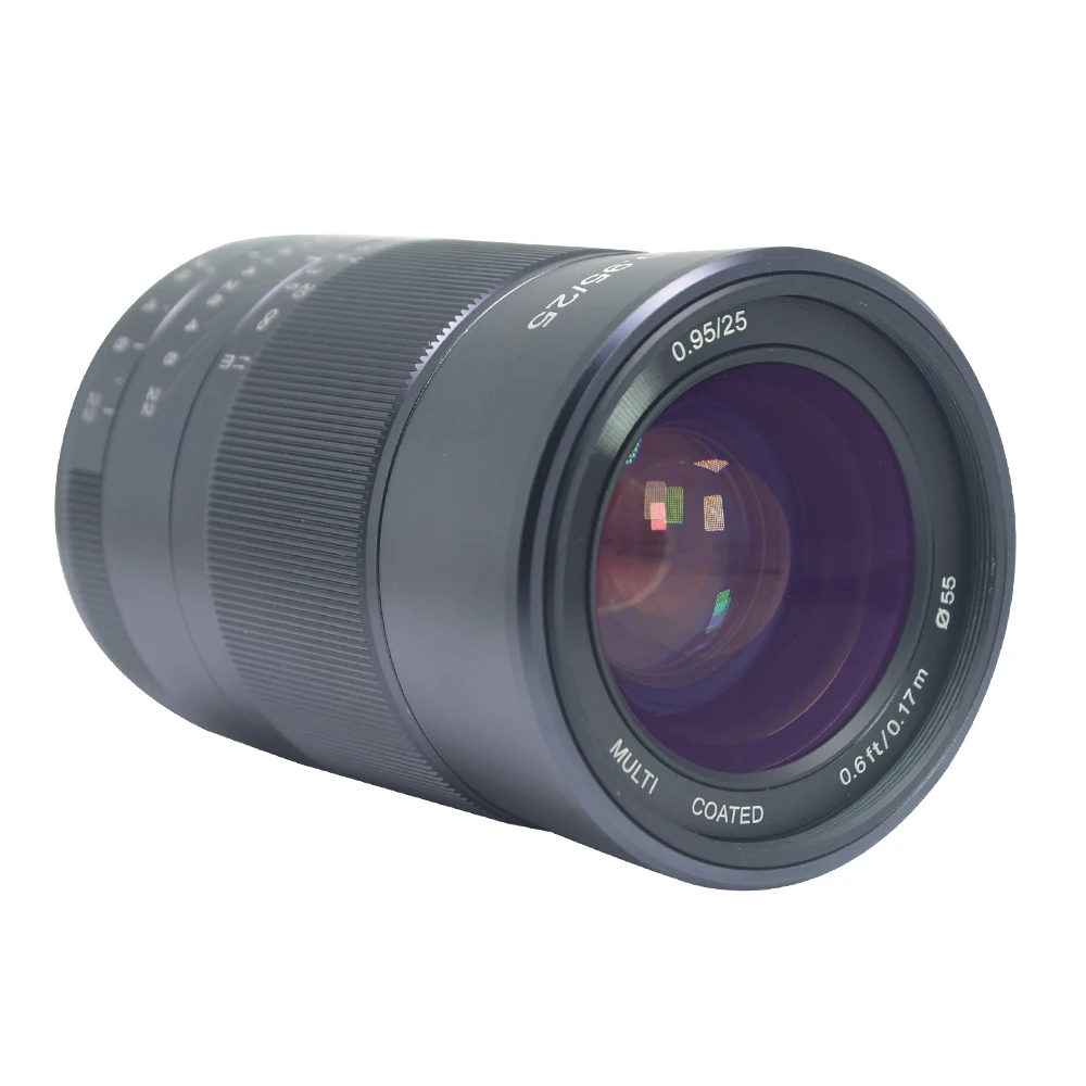 Mcoplus 25 мм F0.95 супер Большая диафрагма ручной фокус объектив APS C для Fuji X mount/для Sony E
