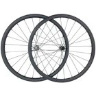 700c 1320 г 30 мм ассиметричный клинчер бескамерный Супер легкий дорожный диск колеса 25 мм ширина 24H 28H прямой углерод тяги колесная установка UD 3K