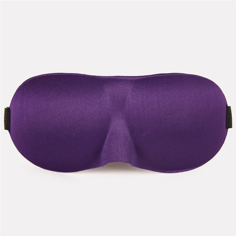 Purple 3D маска для глаз Путешествия Красота сна перед сном Губка крышка повязка на глаза Блиндер затемнение - Цвет: Purple