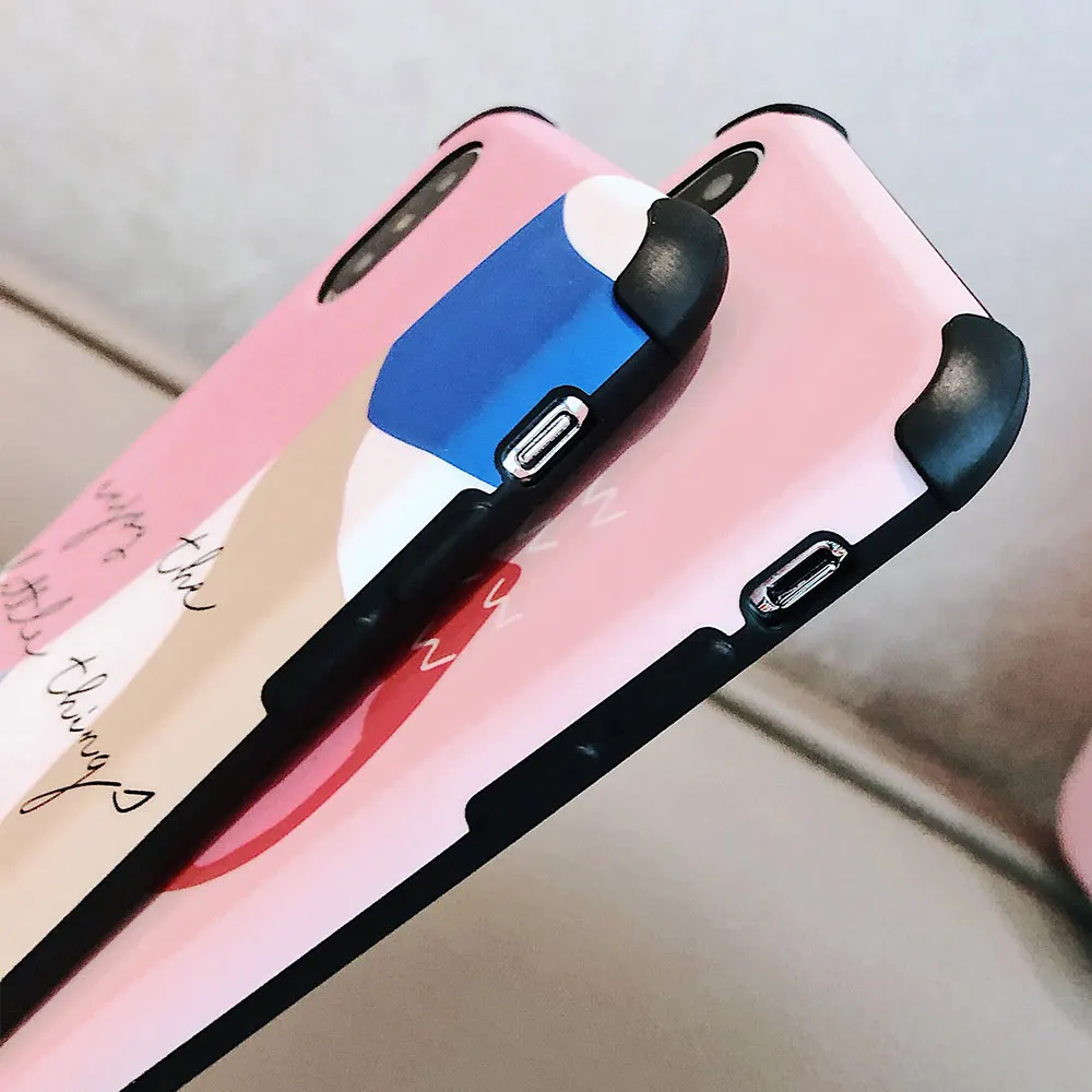 Мягкий чехол из ТПУ KISSCASE для iPhone 8 7 XR X матовый 6 Plus 6s XS максимальный Цветная