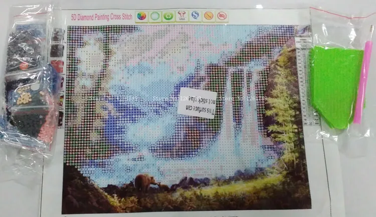 Алмазная вышивка 5D алмазная мозаика водопад крестом|painting desk|painting clockembroidery cat |