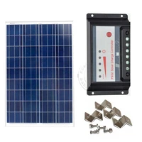 solar panel set 100w 12v solar charge controller 12v24v 30a solar battery charger rv off gid caravan off grid solar system