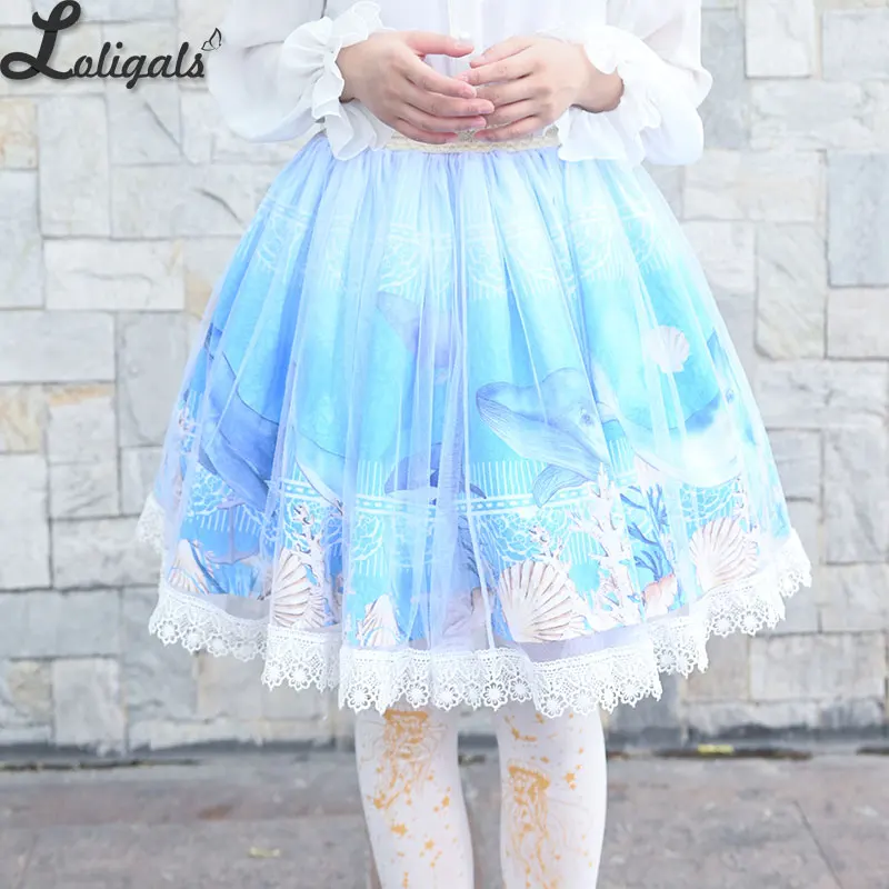 Милая женская короткая юбка с эластичным поясом Сетчатый слой|Женские юбки| |