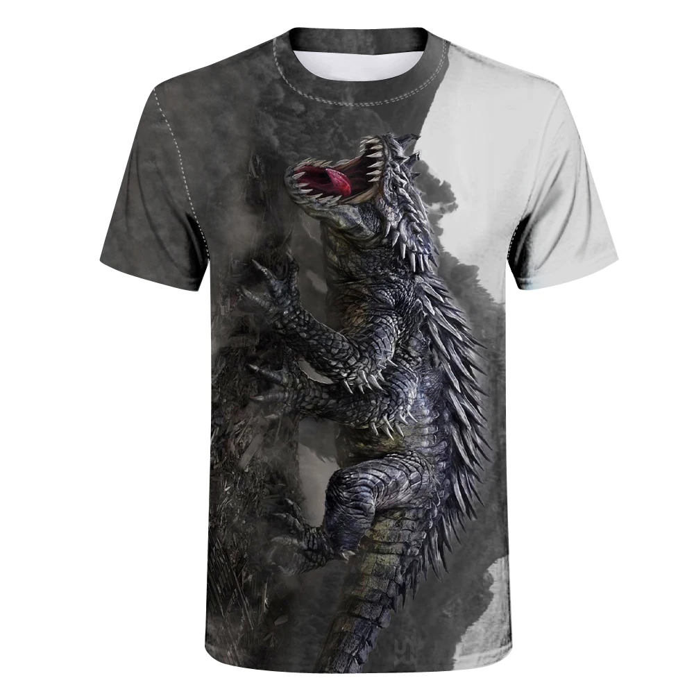 Новое поступление: мужская футболка с 3d принтом Godzilla: King of the Monst короткий рукав
