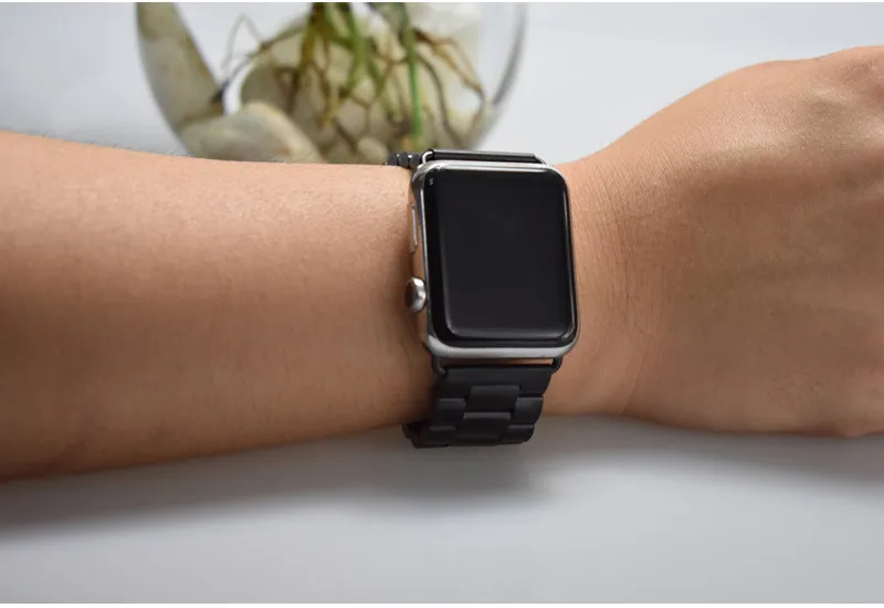 Ремешок из нержавеющей стали для apple watch 44 мм 38 мм iwatch 42 мм 40 мм браслет на запястье для apple watch 4/3/2