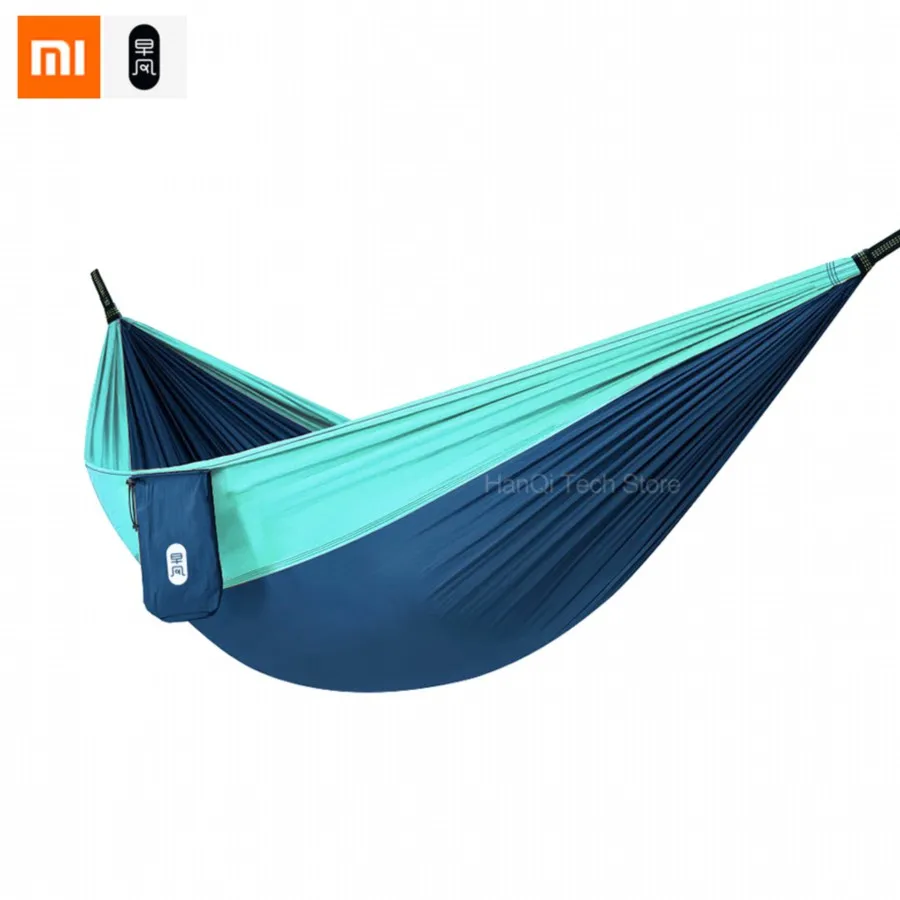 Blue Xiaomi Mijia Zaofeng гамак 300 кг подшипник открытый парашют Кемпинг подвесной спальный кровать качели портативный для путешествий в дороге - Цвет: Blue