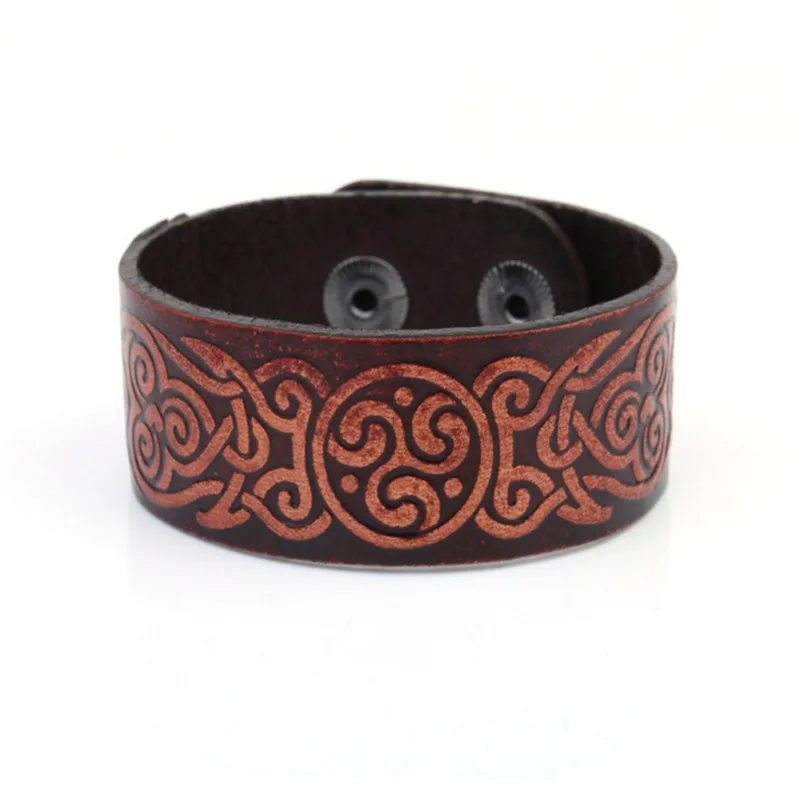 Специальный кожаный браслет для женщин и мужчин звездная ночь богиня викингов