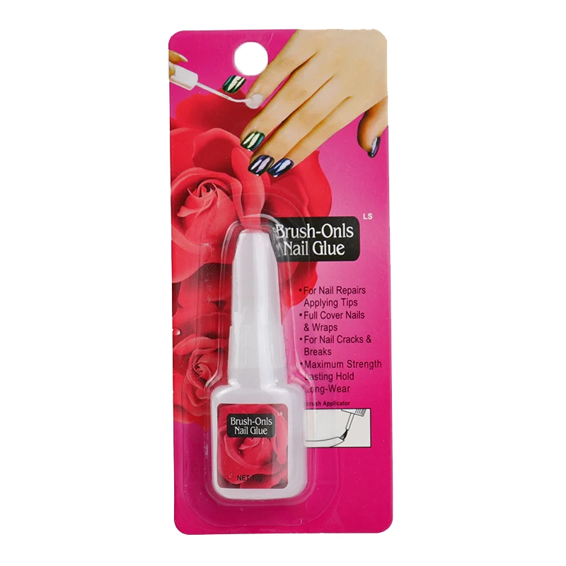Кисть на Клей для ногтей 0 36 жидкой унции накладные с nail Art Украшение стразами клей