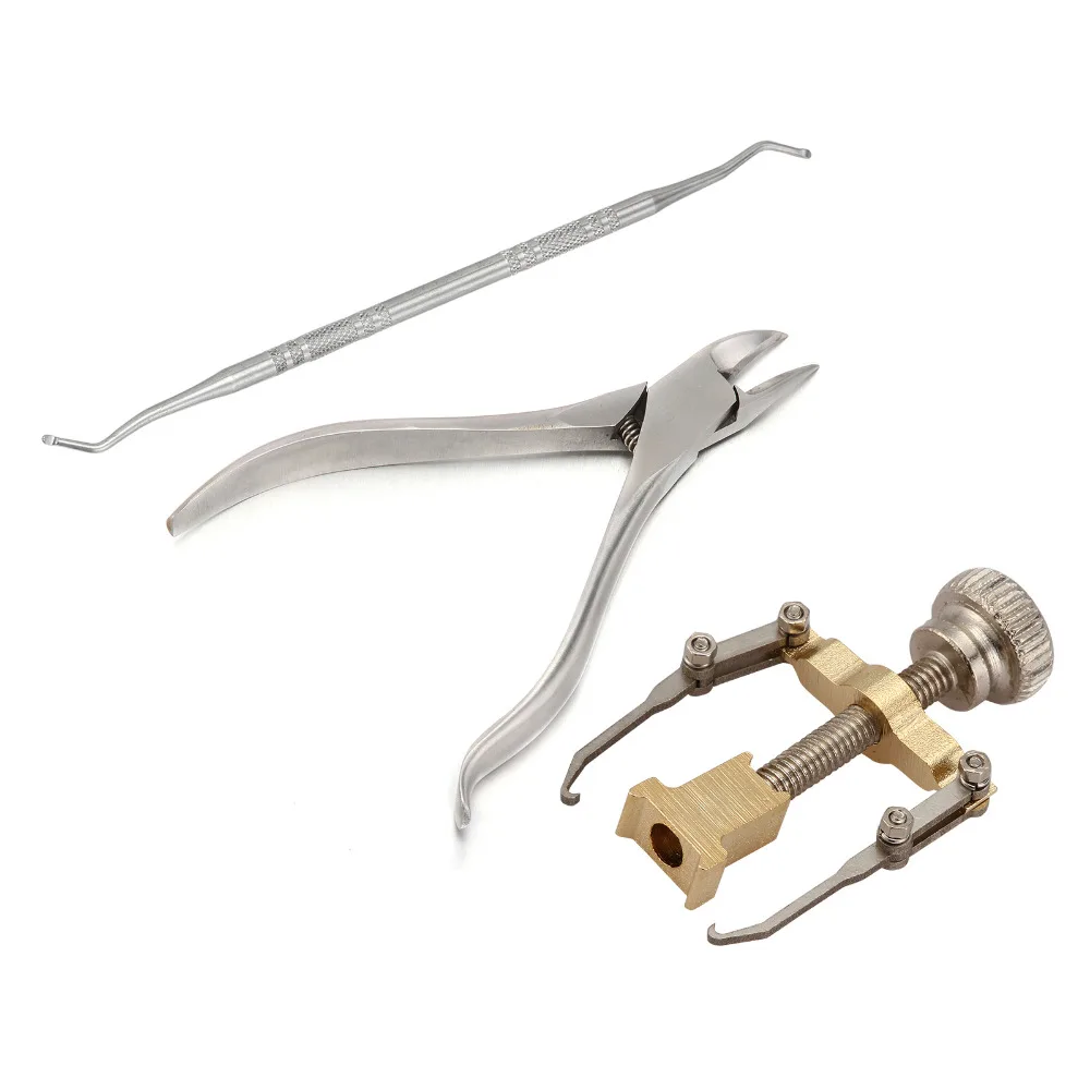 1 набор щипцы для удаления вросших ногтей из нержавеющей стали|nail manicure|nail manicure